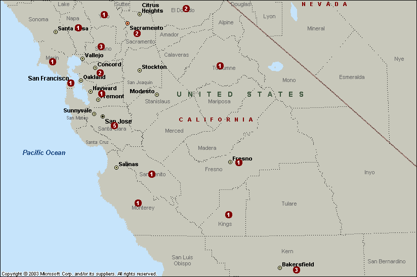 COZY Mailing List Member Distribution - San Francisco, CA